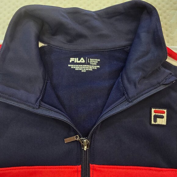 Fila Women's Heritage Athletic Full Zip Track Jacket in Large - Picture 4 of 8